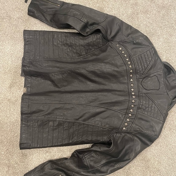 SOLD 💥Affliction Mens Limited Edition Black Label Premium Leather Jacket - Picture 6 of 9